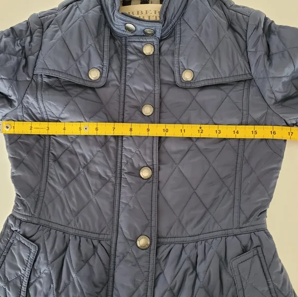 Burberry Short Finsbridge Quilted Jacket